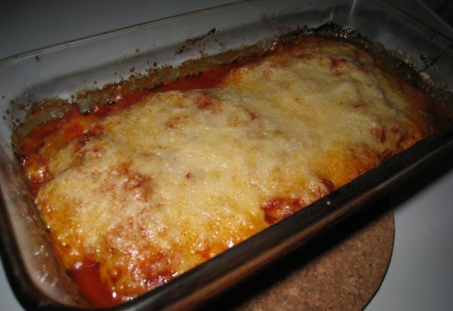 Gratin de courgette au chèvre et miel