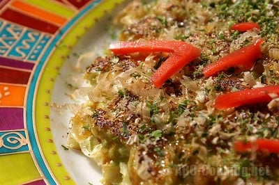 Okonomiyaki aux crevettes