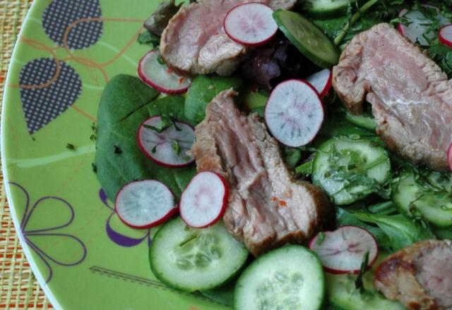 Salade d'agneau à la thailandaise