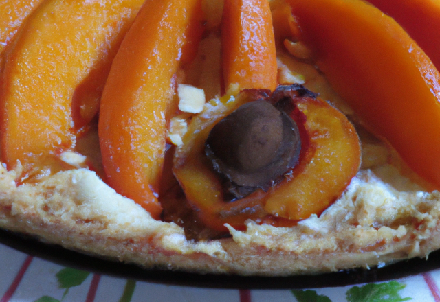 Tarte à l'abricot et marrons