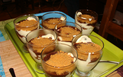 Coupe poire-chocolat