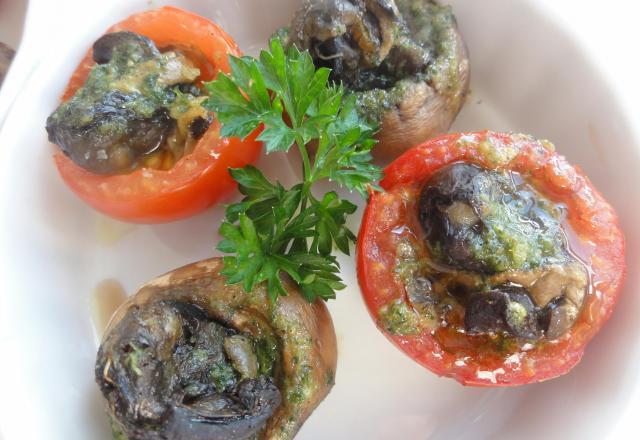 Petits farcis aux escargots