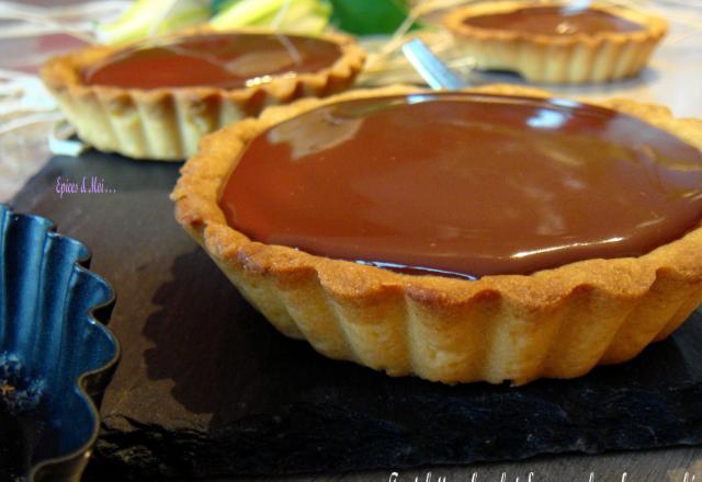 Tartelettes chocolat caramel au beurre salé