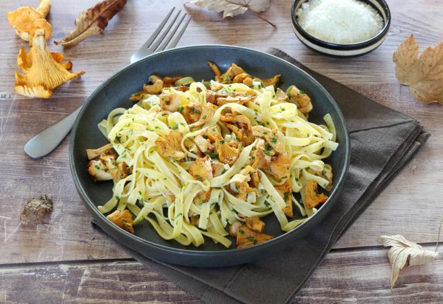 Tagliatelles aux girolles