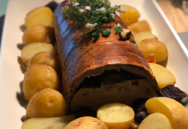 Bûche de Noël à la patate douce