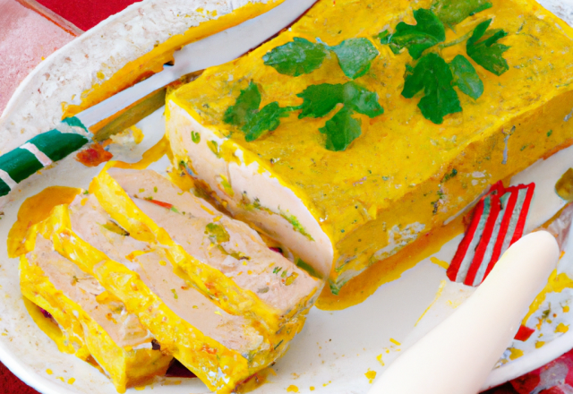 Terrine de poulet au curry