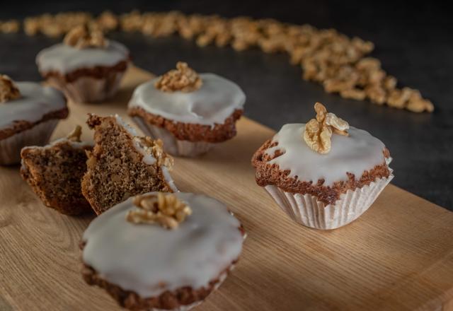 Gâteau aux Noix du Périgord façon cupcake