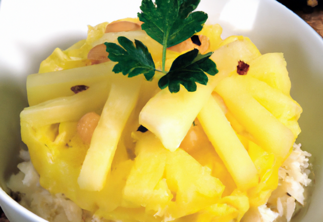 Riz à l'ananas