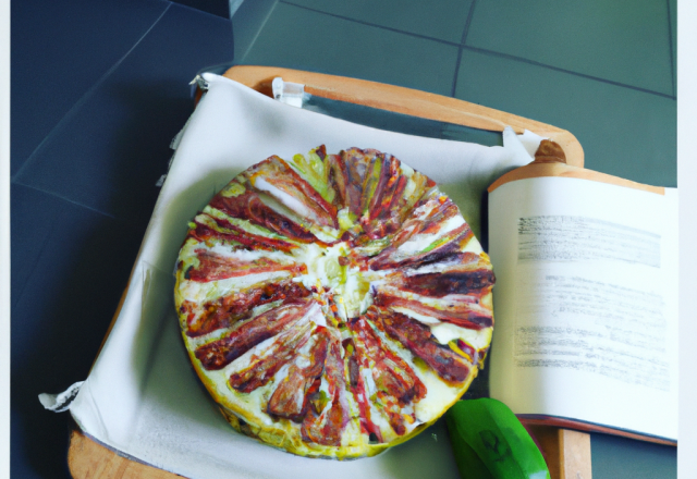 Cake courgette chèvre et bacon