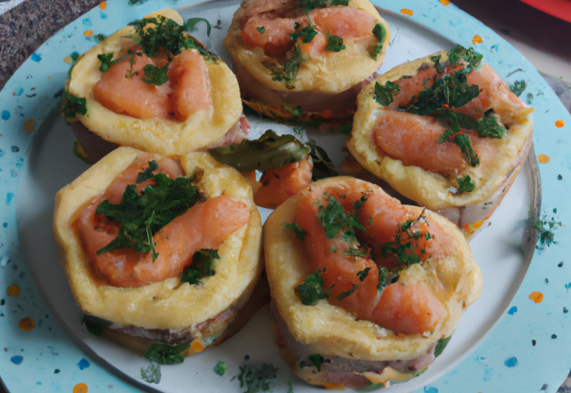 Cake au saumon fumé pour l'apéritif