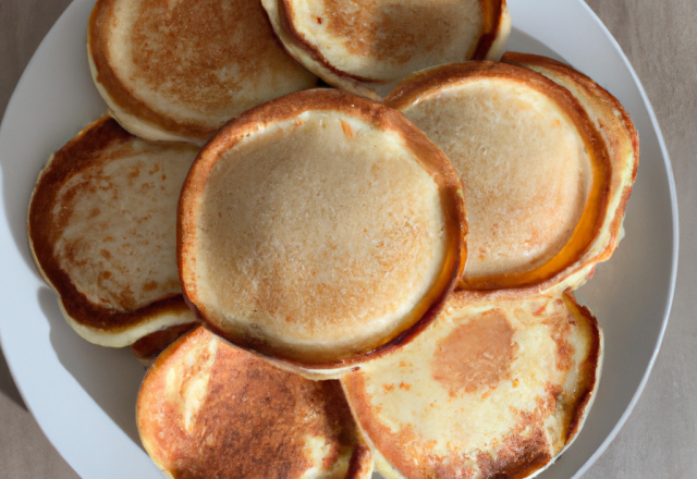 Pancakes moelleux à la levure boulangère