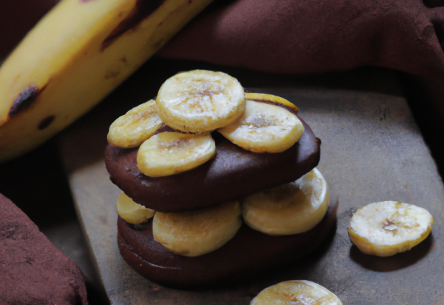 Banana choco sablé