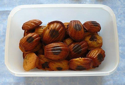 Madeleines au Nutella