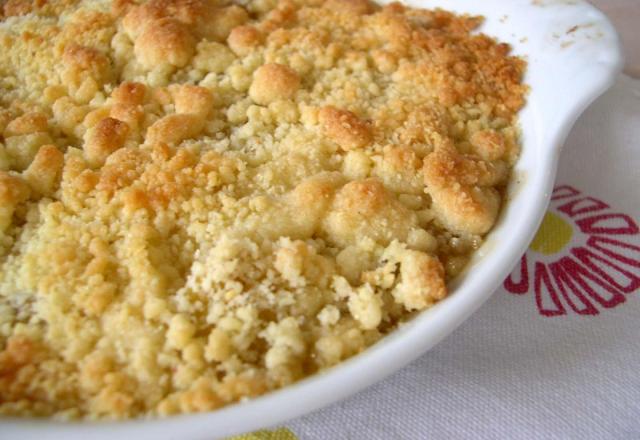 Le crumble aux pommes du chat qui tousse