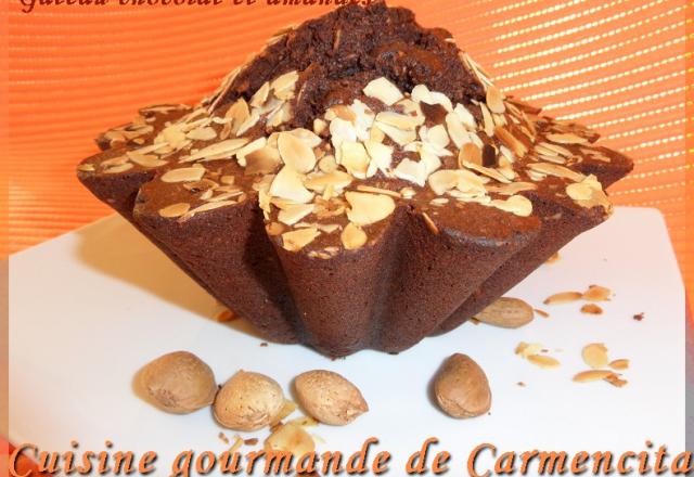 Gâteau aux blancs d'œufs chocolat-amandes