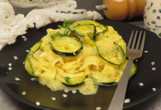 Pâtes aux courgettes rapides