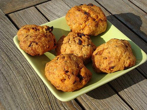 Cookies salés aux tomates séchées