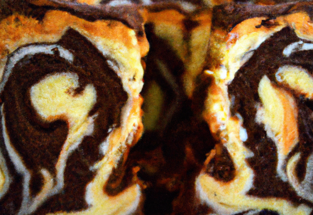 Gâteau marbré chocolat pour enfants