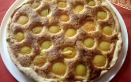 Tarte amande-abricot