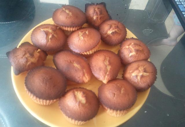 Muffin chocolats blanc et noix de coco