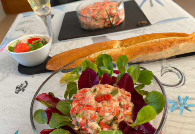 Tartare de crabe