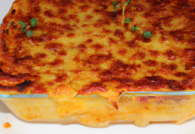 Gratin de pâte