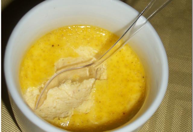 Crème brûlée au foie gras maison