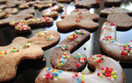 Petits sablés de Noël au chocolat et aux épices !