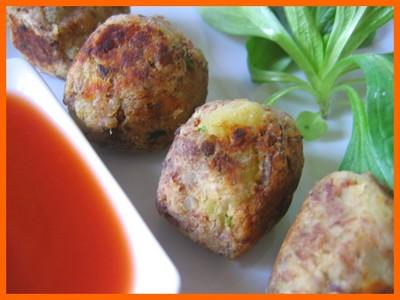 Croquette de pommes de terre au pot au feu