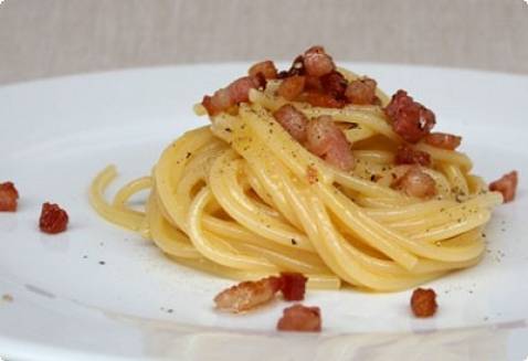 Pasta à la carbonara