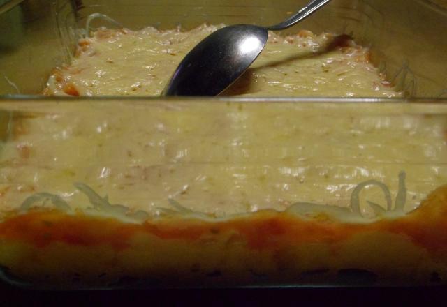 Milles feuilles de polenta à la provençale