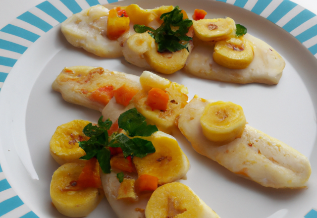 Filets de sole à la banane