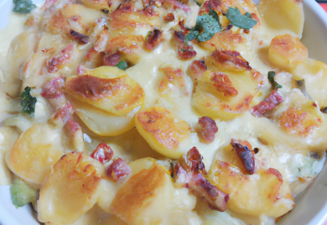 Tartiflette mijotée au lait