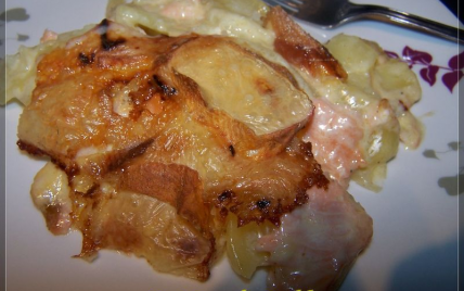 Tartiflette au saumon fumé