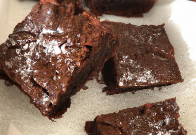 Brownies faciles au sucre vanillé