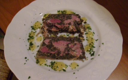 Terrine de jambonneau aux lentilles