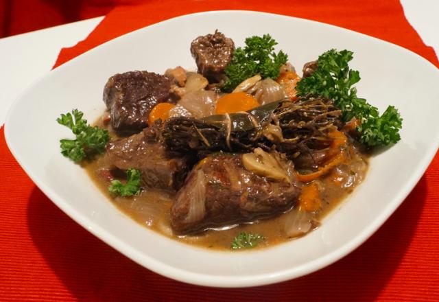 Bœuf bourguignon très facile et rapide