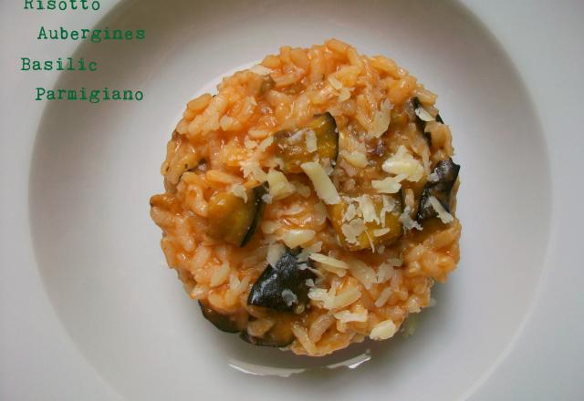 Risotto aux aubergines