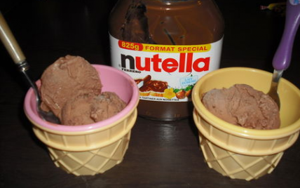 Glace au nutella maison