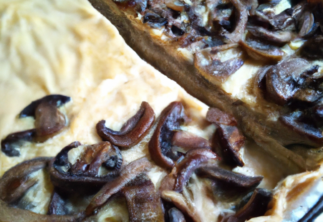 Tourte aux champignons facile