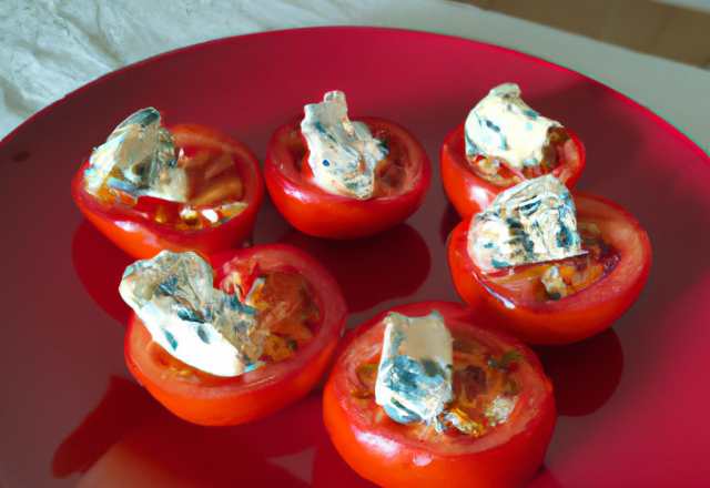 Bouchées tomates / gorgonzola