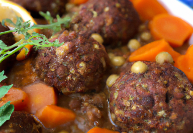 Boulettes de bœuf & lentilles