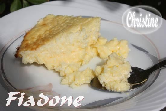 Fiadone, gâteau à la brousse