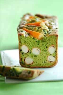 Cake vert basilic et Surimi