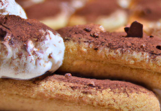 Tiramisu aux biscuits de Reims traditionnel