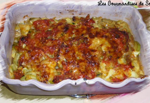 Gratin de courgettes à la provençale rapide