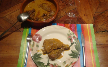 Poulet au curry cinghalais