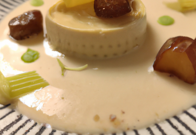 Panacotta de Beaufort et topinambours