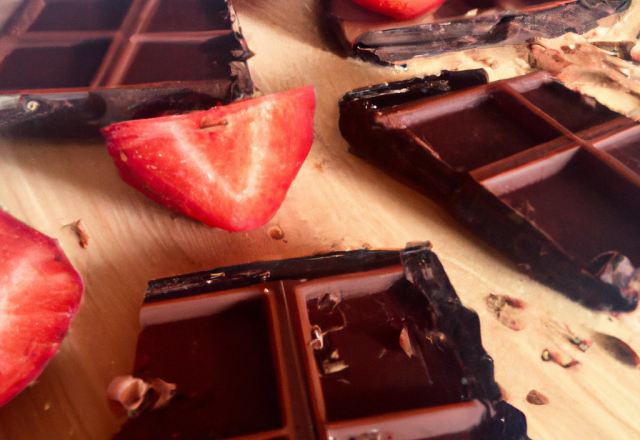 Tablettes choco / fraises