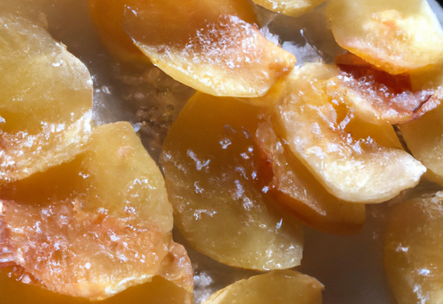 Pommes de terres confites à la fleur de sel